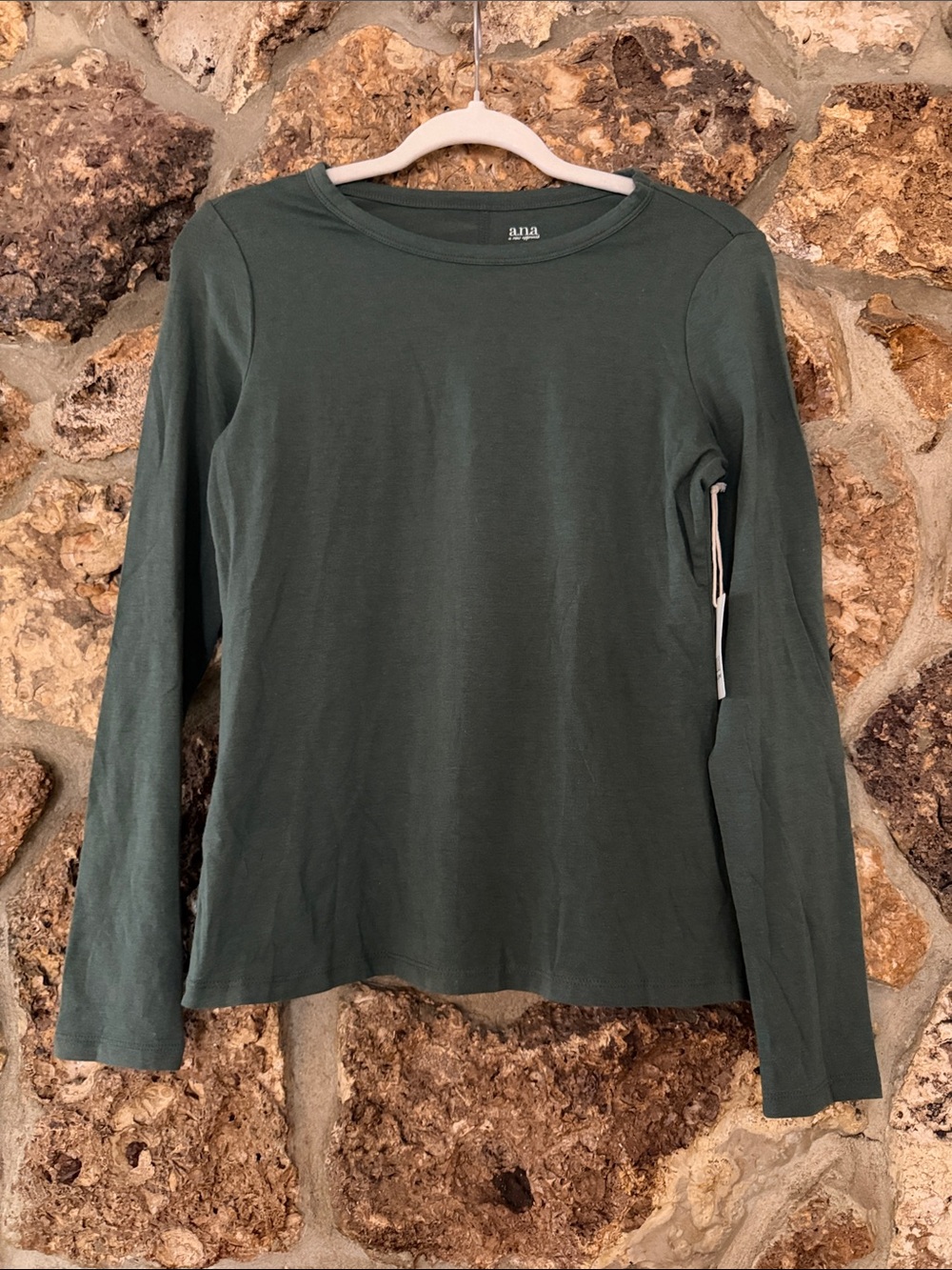 Ana long sleeve green shirt